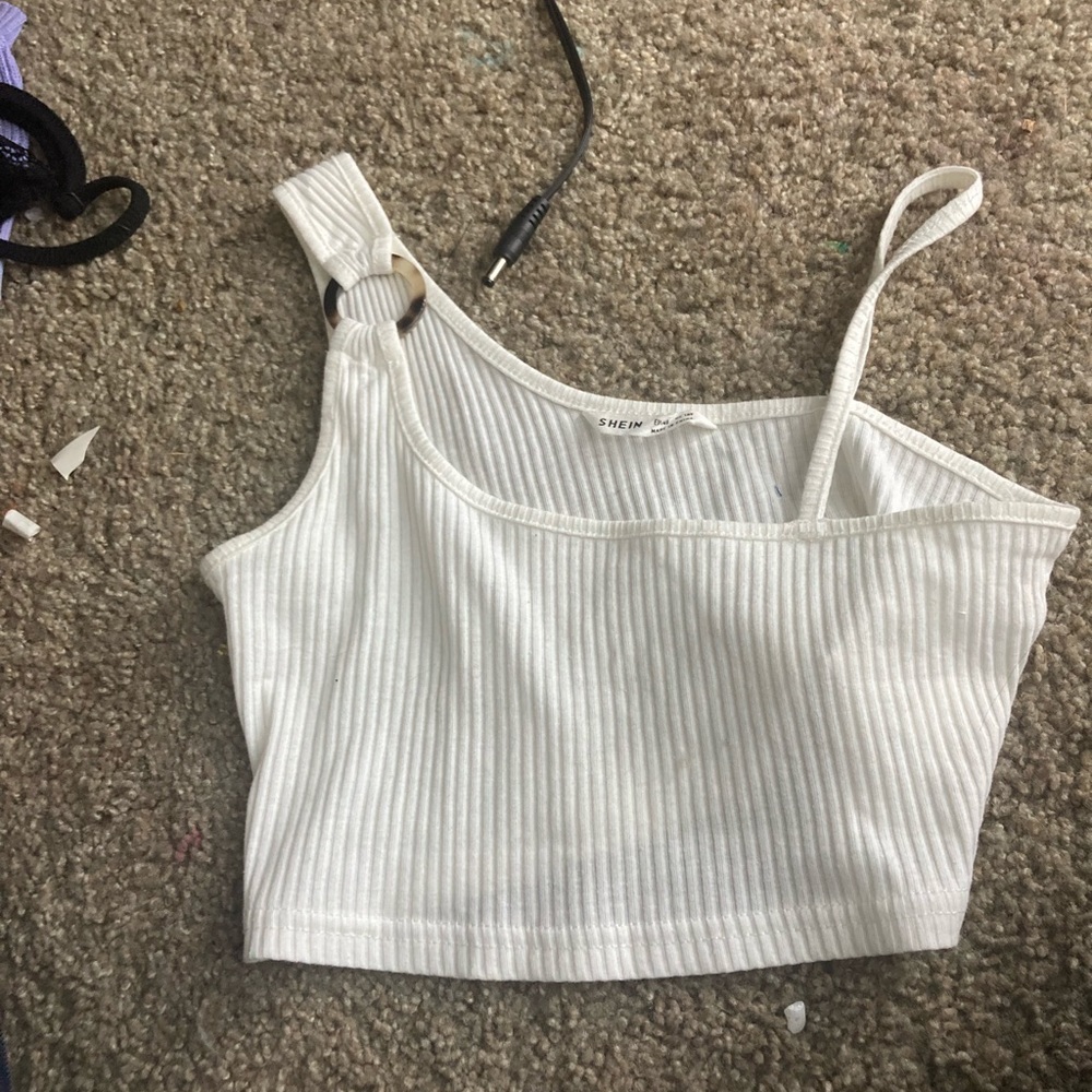 White Crop Top